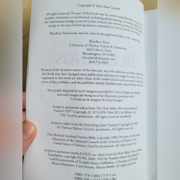 🌺3 for $10 Blessings: A Devotional Inspired by The Imitation of Christ  Carruth - Picture 5 of 10